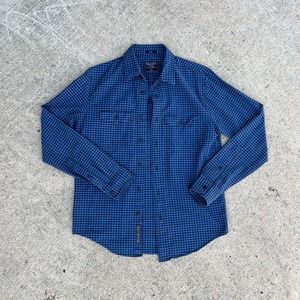 Abercrombie & Fitch Blue Small Check Flannel